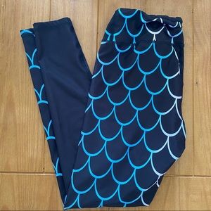 Feed Me Fight Me Mermaid Leggings